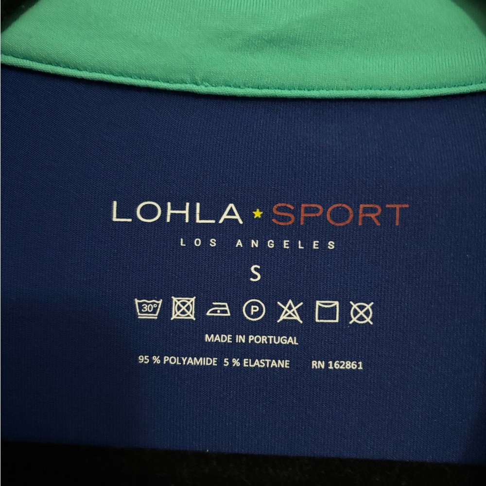 Lohla Sport | LS Fiona Cross Stripe Lapis Blue White Sz S - Picture 4 of 7
